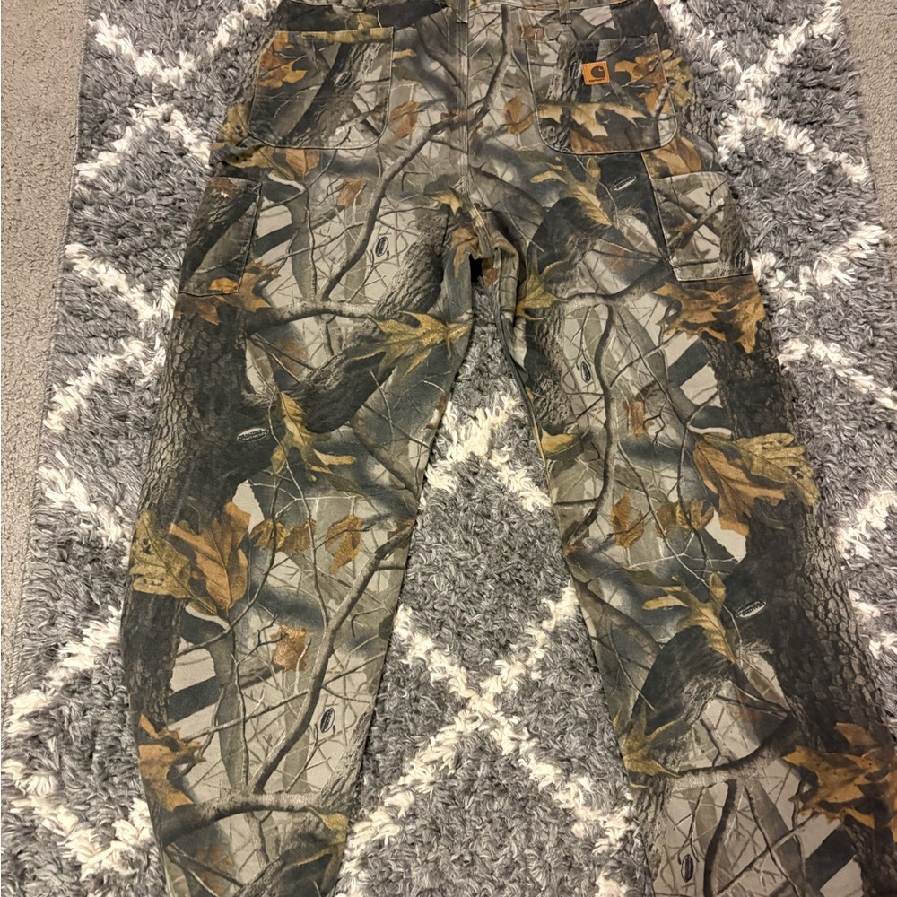 Carhartt Green Camouflage Pants